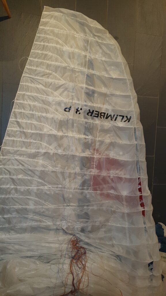 Réparation parapente Klimber 3P Grenoble Saint-Hilaire Isère Alpes 